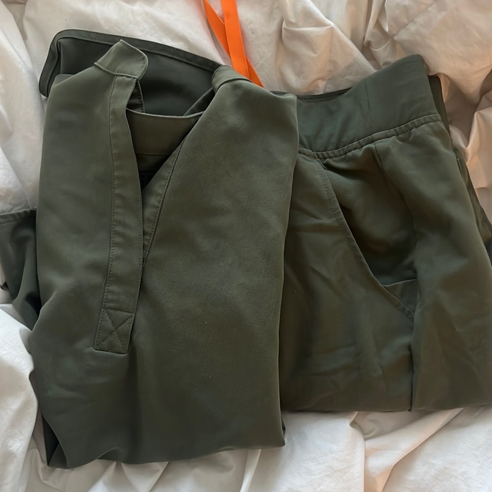 Figs oversized shirt and pant set